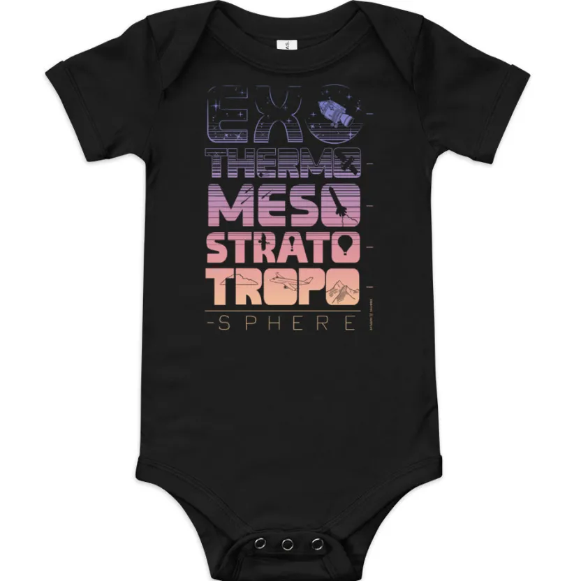 Cognitive Surplus Above the Earth Baby Bodysuit* Baby Bodysuits | Geology + Earth Science