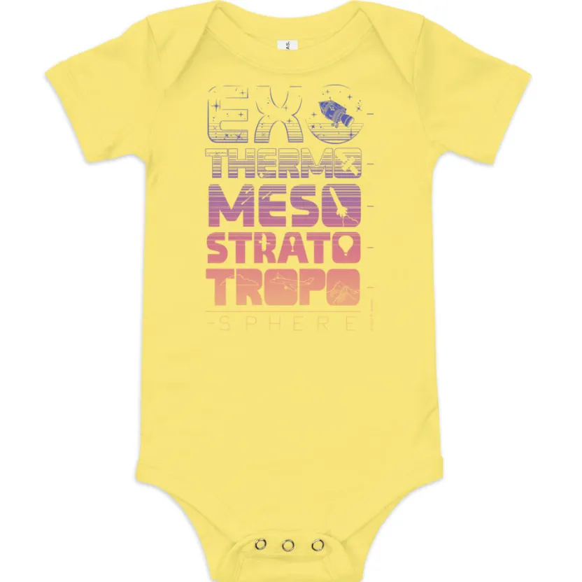 Cognitive Surplus Above the Earth Baby Bodysuit* Baby Bodysuits | Geology + Earth Science