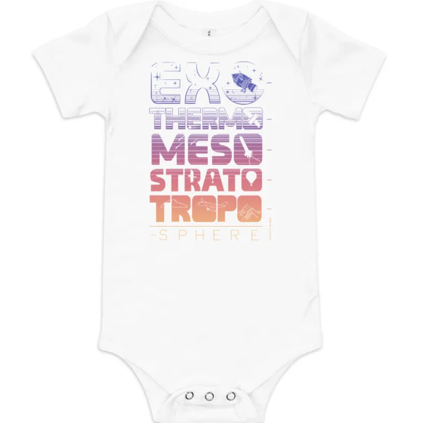 Cognitive Surplus Above the Earth Baby Bodysuit* Baby Bodysuits | Geology + Earth Science