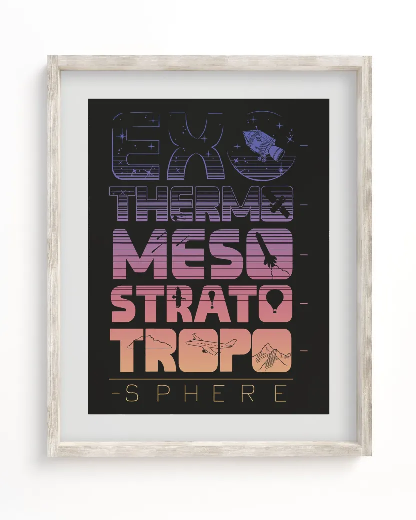 Cognitive Surplus Above the Earth Museum Print* Wall Art | Geology + Earth Science
