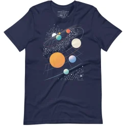 Cognitive Surplus Across the Solar System Graphic Tee* Unisex Graphic Tees | Astronomy