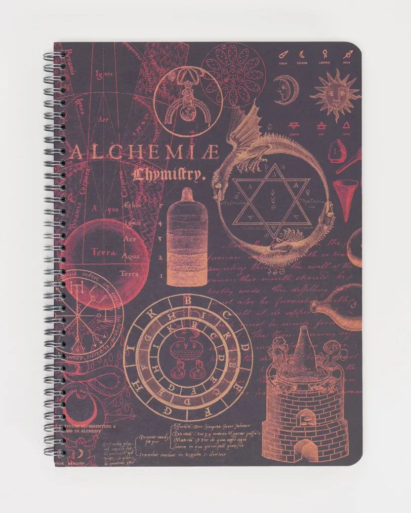 Cognitive Surplus Alchemy Spiral Notebook | * The Helix | Chemistry
