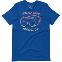 Cognitive Surplus Always Wear Protection - Lab Goggles Graphic Tee* Unisex Graphic Tees | Chemistry