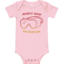 Cognitive Surplus Always Wear Protection Baby Bodysuit* Baby Bodysuits