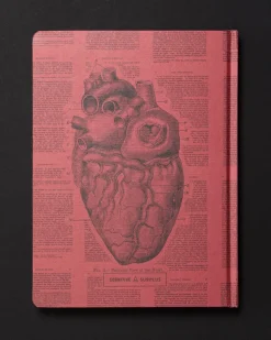 Cognitive Surplus Anatomical Heart Dark Matter Notebook* Black Paper Notebooks | The Dark Matter