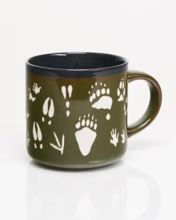 Cognitive Surplus Animal Tracks Mug - Hand Carved | * Mugs | Biology