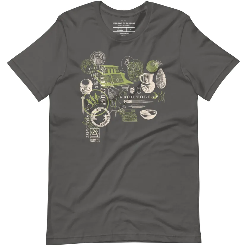 Cognitive Surplus Archaeology Graphic Tee - Green* Unisex Graphic Tees | Anthropology & Archaeology