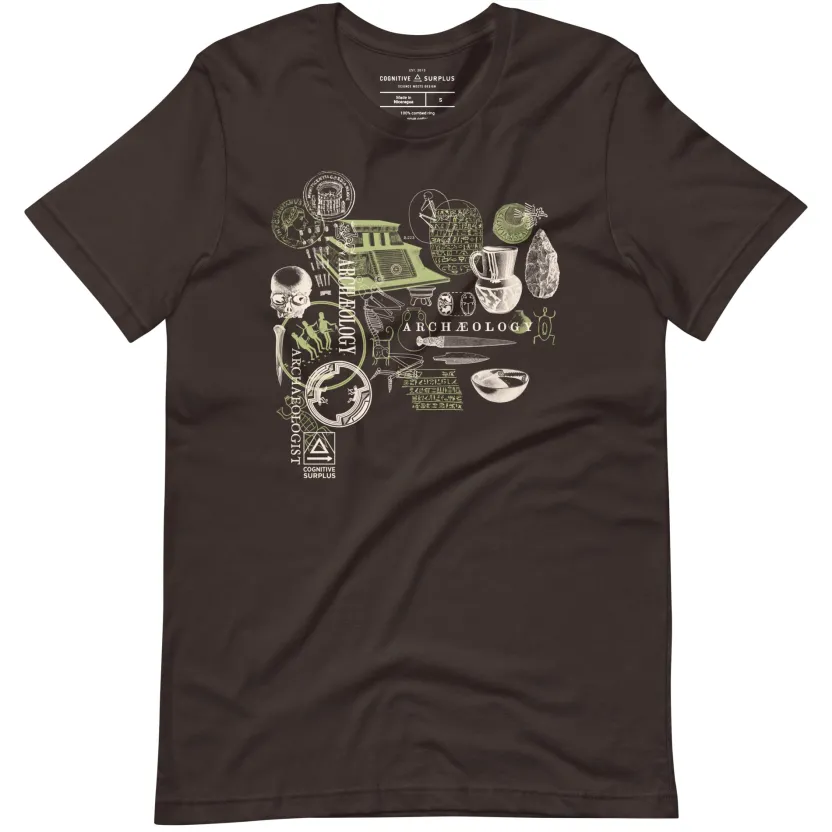 Cognitive Surplus Archaeology Graphic Tee - Green* Unisex Graphic Tees | Anthropology & Archaeology
