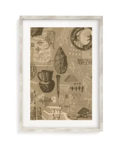 Cognitive Surplus Archaeology Scientific Illustration Art Print | * Wall Art | Anthropology & Archaeology