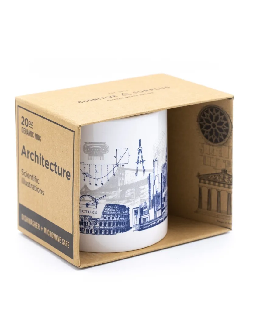 Cognitive Surplus Architecture Mug 20 oz | Physics Gift* Mugs | Physics