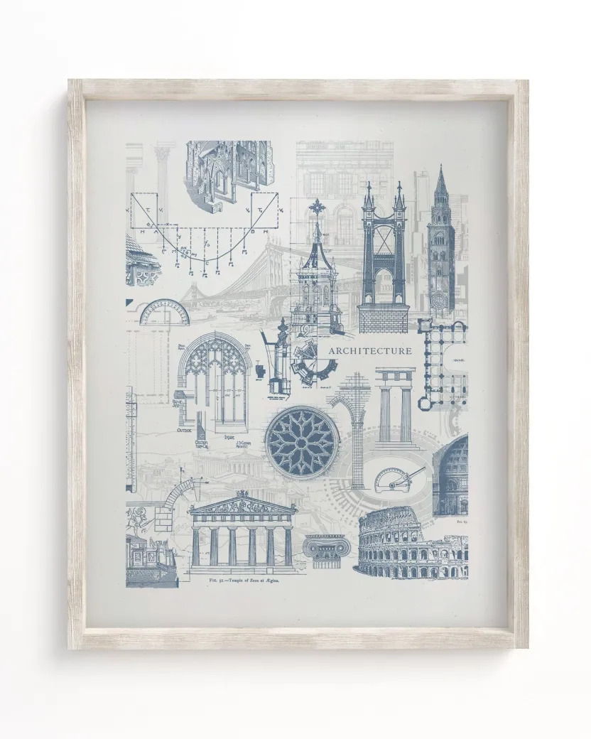 Cognitive Surplus Architecture Museum Print | Civil Engineer Gift* Wall Art | Physics