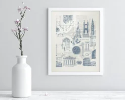 Cognitive Surplus Architecture Museum Print | Civil Engineer Gift* Wall Art | Physics