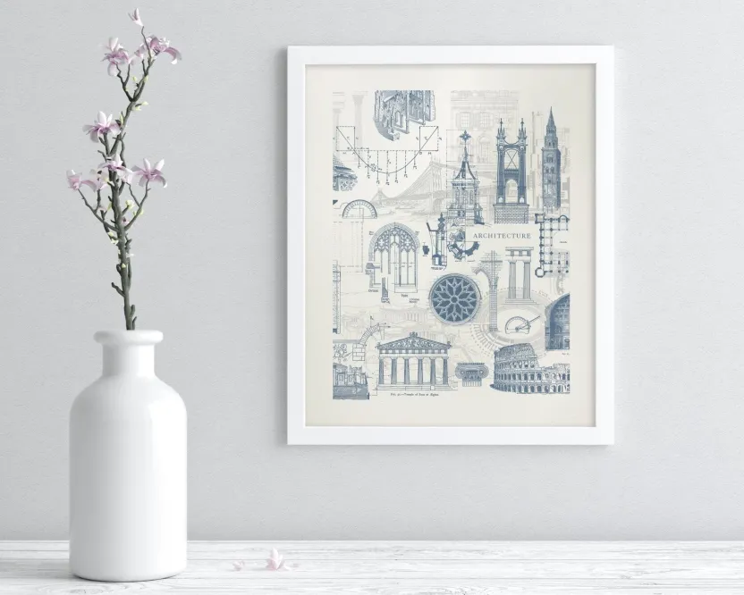 Cognitive Surplus Architecture Museum Print | Civil Engineer Gift* Wall Art | Physics