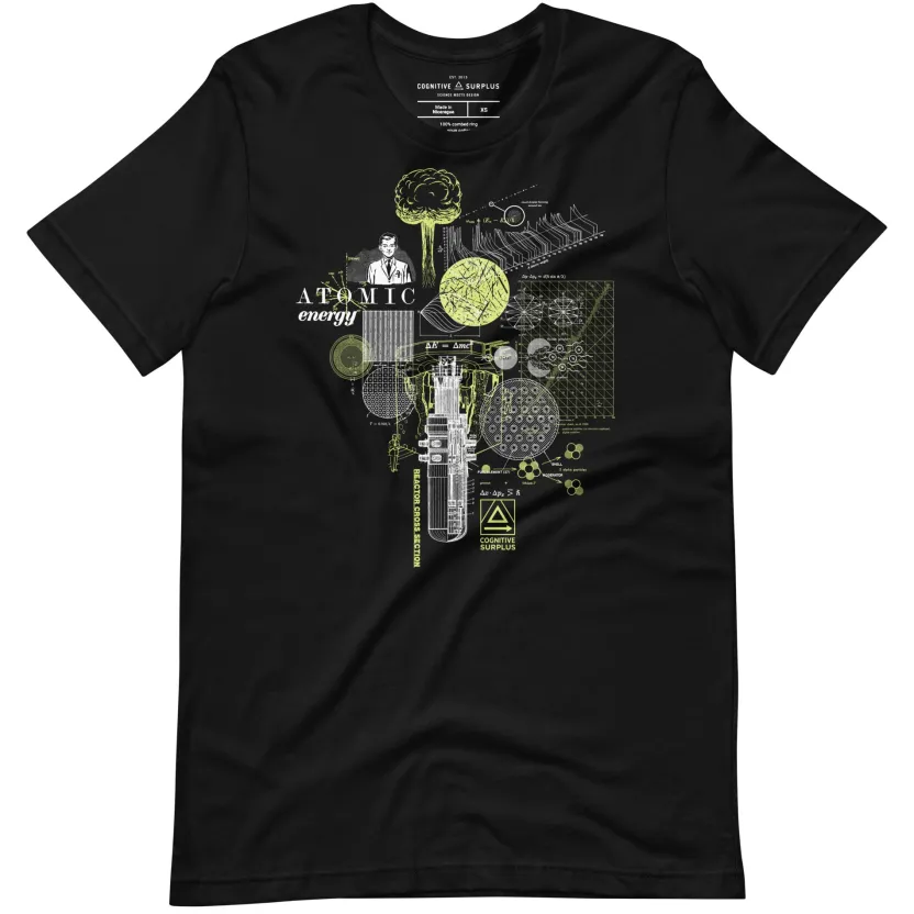 Cognitive Surplus Atomic Energy Graphic Tee* Unisex Graphic Tees | Physics