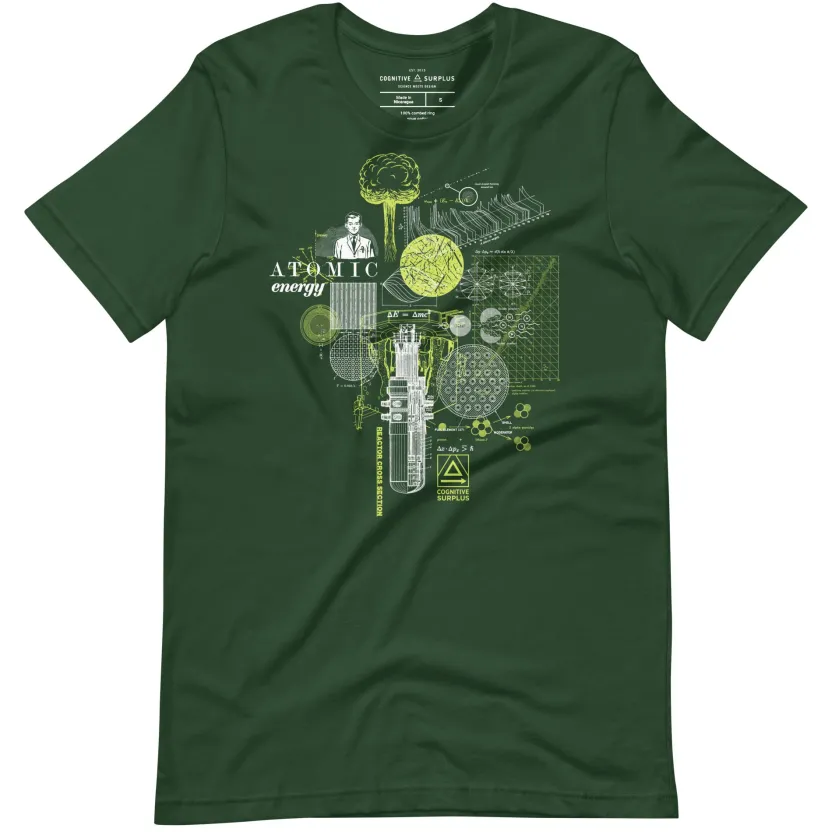 Cognitive Surplus Atomic Energy Graphic Tee* Unisex Graphic Tees | Physics