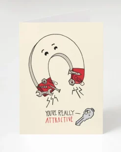 Cognitive Surplus Attractive Magnet Physics Card - Valentine Card | * Greeting Cards | Physics