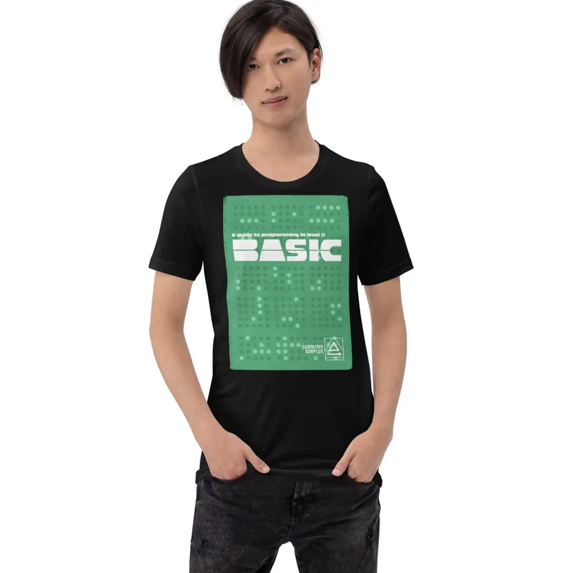 Cognitive Surplus BASIC Programming Graphic Tee* Unisex Graphic Tees | Computer Science