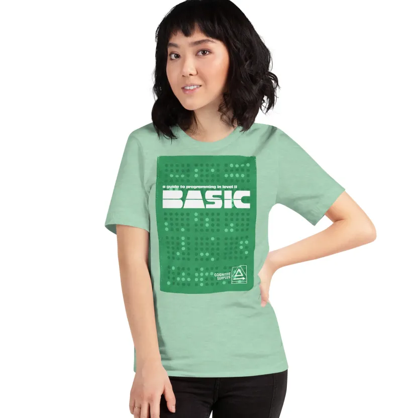 Cognitive Surplus BASIC Programming Graphic Tee* Unisex Graphic Tees | Computer Science