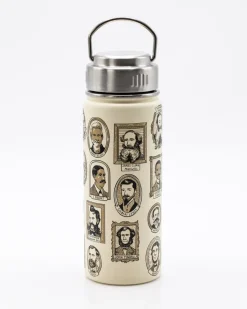 Cognitive Surplus Beards of Science 18 oz. Stainless Steel Water Bottle / Travel Mug | * Travel Mugs | Water Bottles