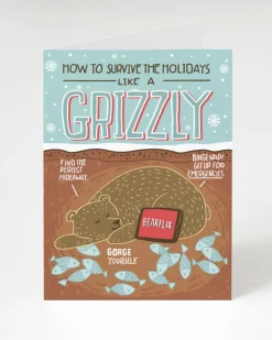 Cognitive Surplus Bear's Guide to the Holidays Card - Science Holiday Card | * Greeting Cards