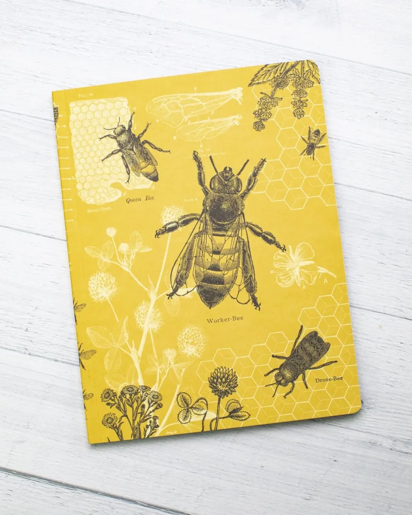 Cognitive Surplus Bee Journal | Insect Print, Honey Bee Softcover Notebook* The Experiment | Kitchen Science