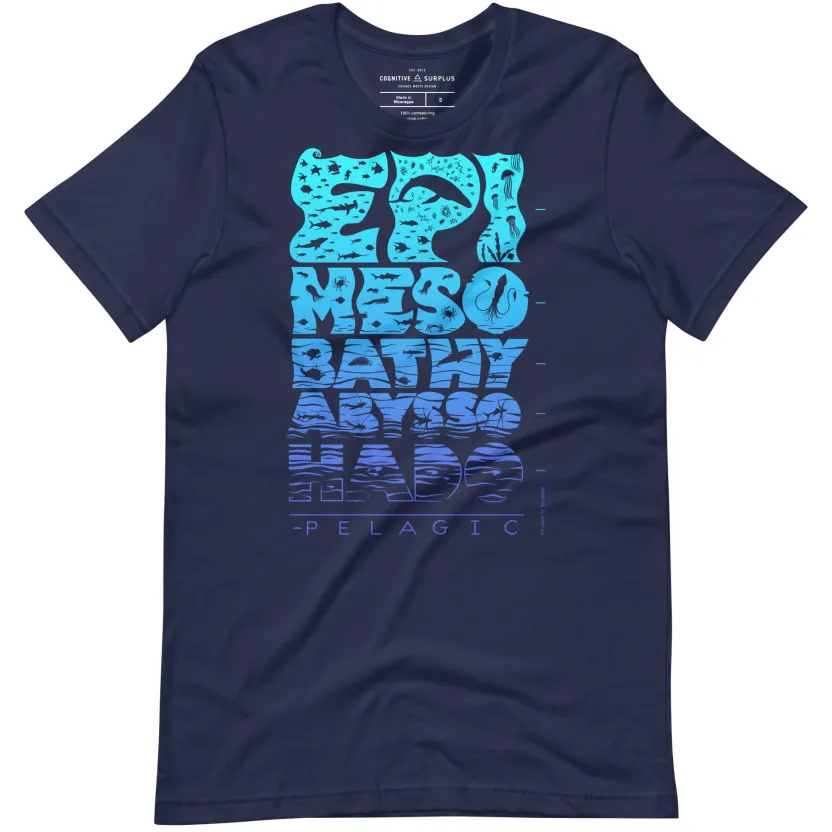 Cognitive Surplus Beneath the Waves Graphic Tee* Unisex Graphic Tees | Marine Biology