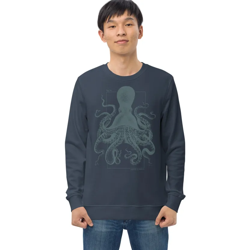 Cognitive Surplus Beware the Kraken Sweatshirt - Organic* Sweatshirts | Marine Biology