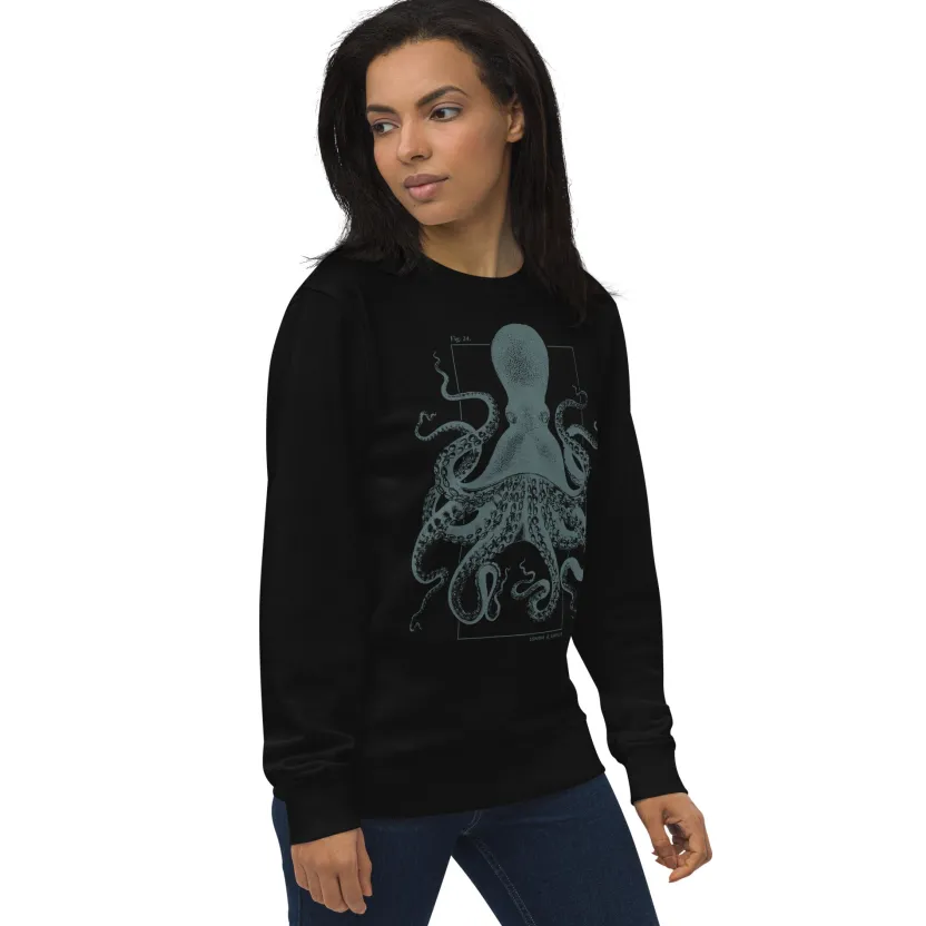 Cognitive Surplus Beware the Kraken Sweatshirt - Organic* Sweatshirts | Marine Biology