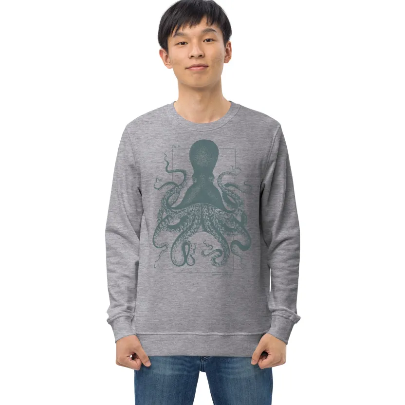Cognitive Surplus Beware the Kraken Sweatshirt - Organic* Sweatshirts | Marine Biology