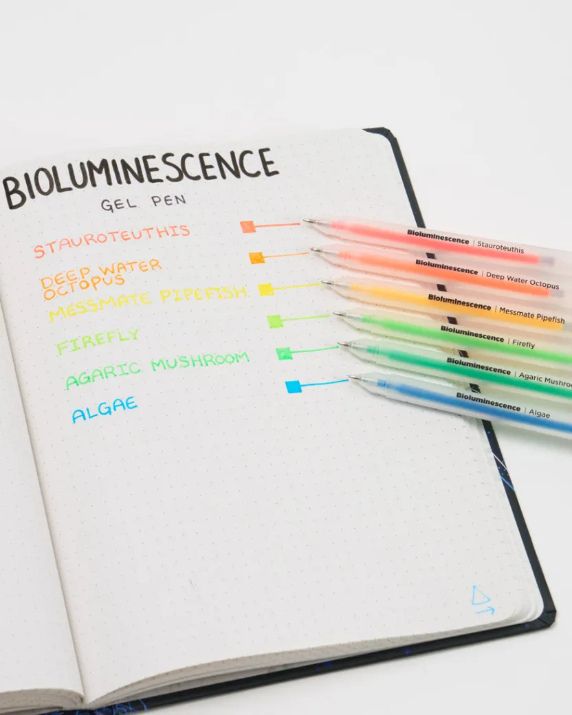 Cognitive Surplus Bioluminescence Neon Gel Pens (Pack of 6)* Pens | Biology