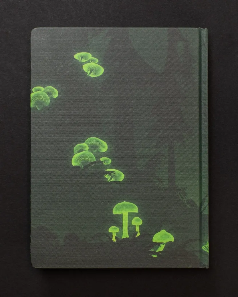Cognitive Surplus Bioluminescent Mushrooms Dark Matter Notebook* Black Paper Notebooks | The Dark Matter