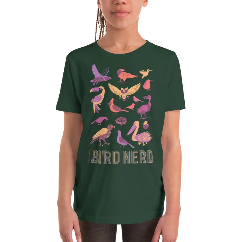 Cognitive Surplus Bird Nerd Youth Graphic Tee* Youth Graphic Tees | Ornithology