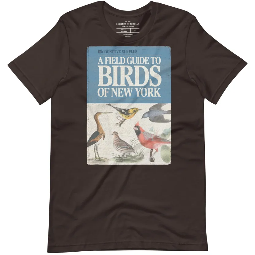 Cognitive Surplus Birder Field Guide Graphic Tee* Unisex Graphic Tees | Ornithology
