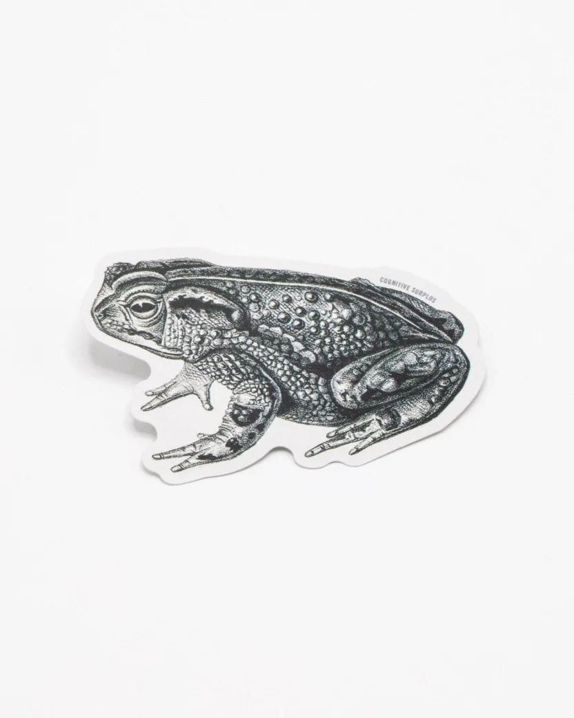Cognitive Surplus Bocourt's Toad Sticker* Stickers | Biology