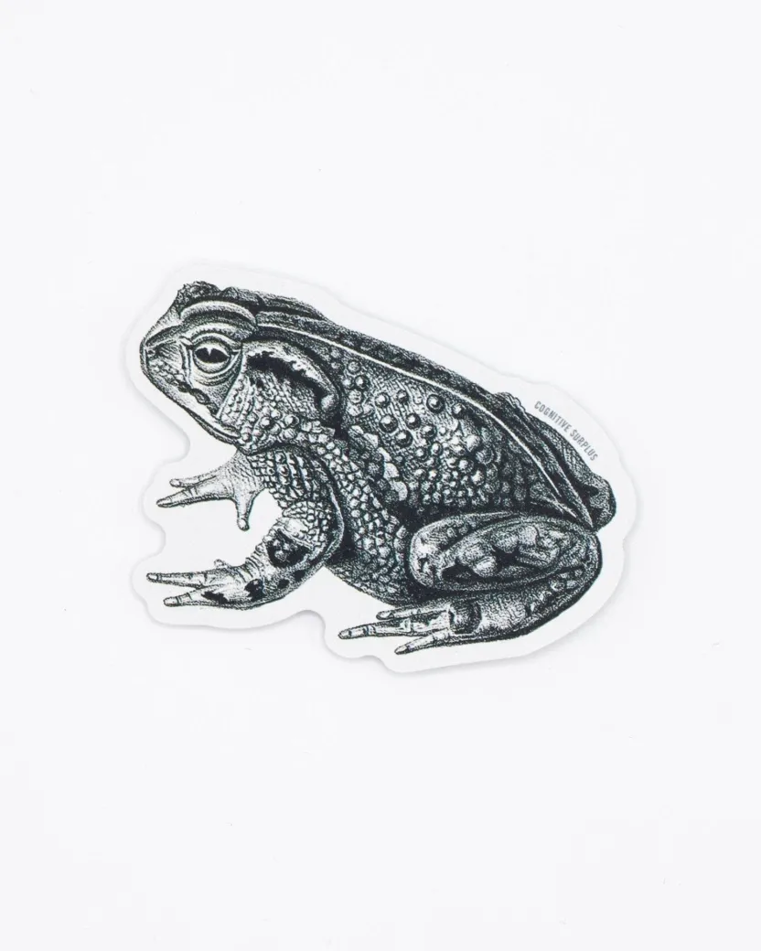 Cognitive Surplus Bocourt's Toad Sticker* Stickers | Biology
