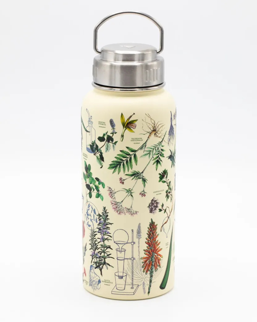 Cognitive Surplus Botanical Pharmacy 32 oz Insulated Steel Bottle by* Travel Mugs | Water Bottles