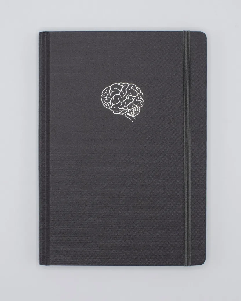 Cognitive Surplus Brain Neuroscience A5 Hardcover Notebook - Dotted Lines | * The Abstract | Psychology