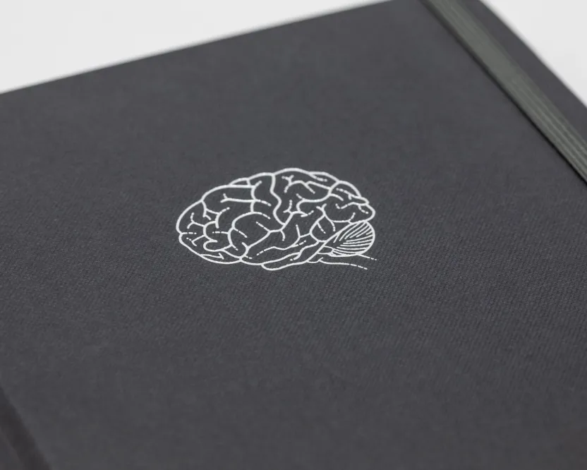 Cognitive Surplus Brain Neuroscience A5 Hardcover Notebook - Dotted Lines | * The Abstract | Psychology