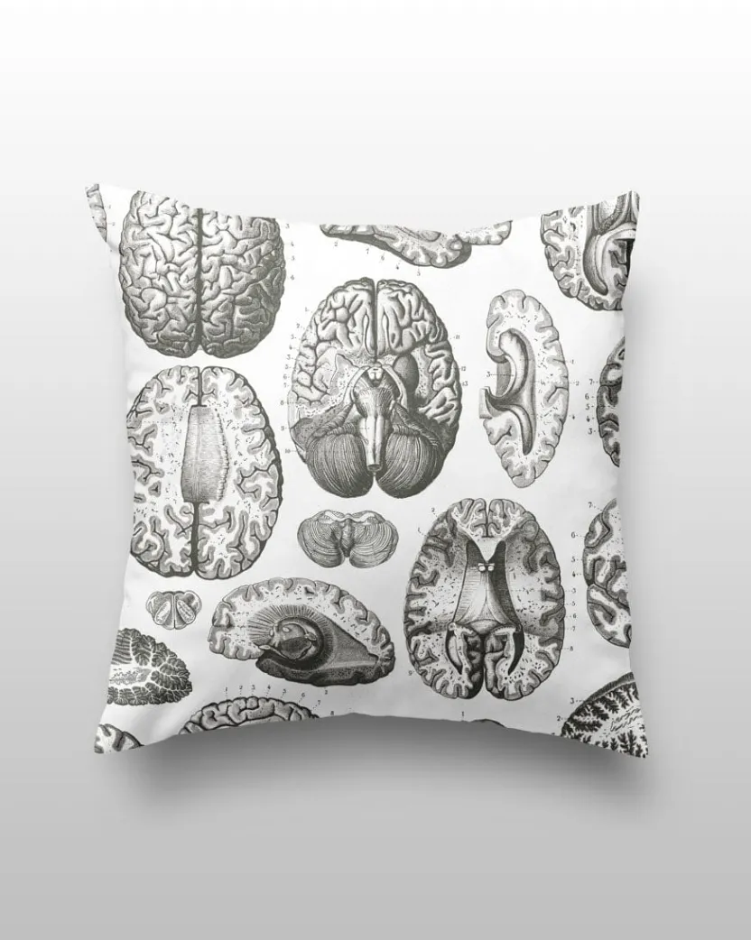 Cognitive Surplus Brain Scan Pillow Cover* Pillow Covers | Psychology