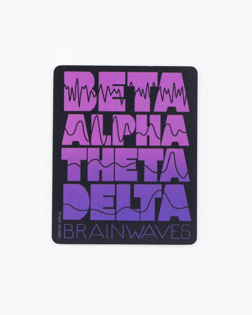 Cognitive Surplus Brain Waves Sticker* Stickers | Psychology