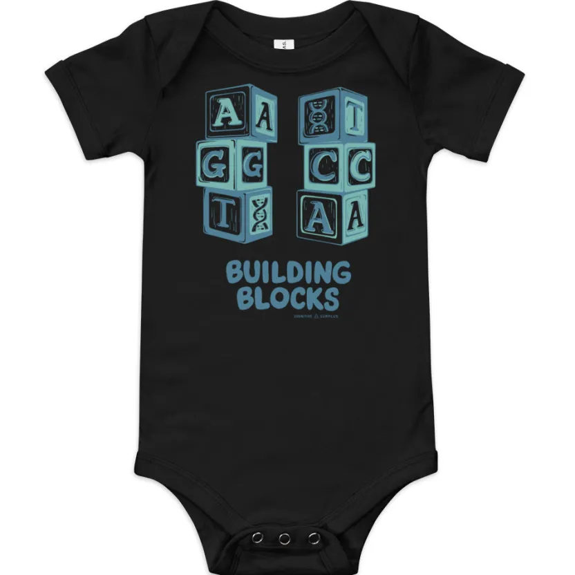 Cognitive Surplus Building Blocks Baby Bodysuit* Baby Bodysuits | Microbiology