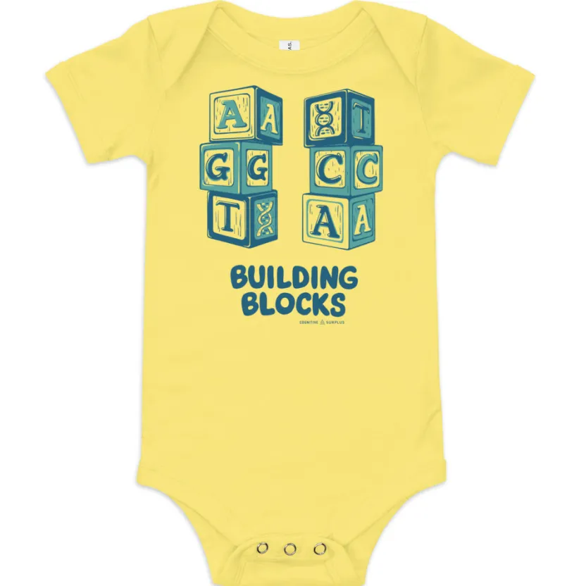 Cognitive Surplus Building Blocks Baby Bodysuit* Baby Bodysuits | Microbiology