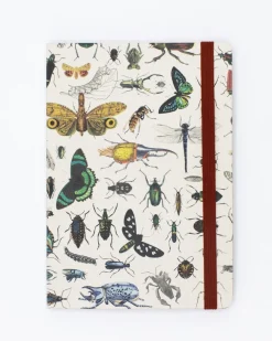 Cognitive Surplus Butterflies & Beetles A5 Softcover Notebook - Dotted Lines | * The Analysis | Entomology
