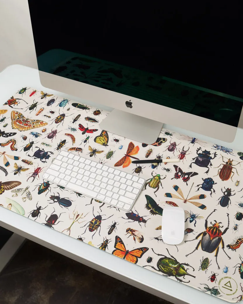 Cognitive Surplus Butterflies & Beetles Mouse Pad* Mouse Pads | Entomology