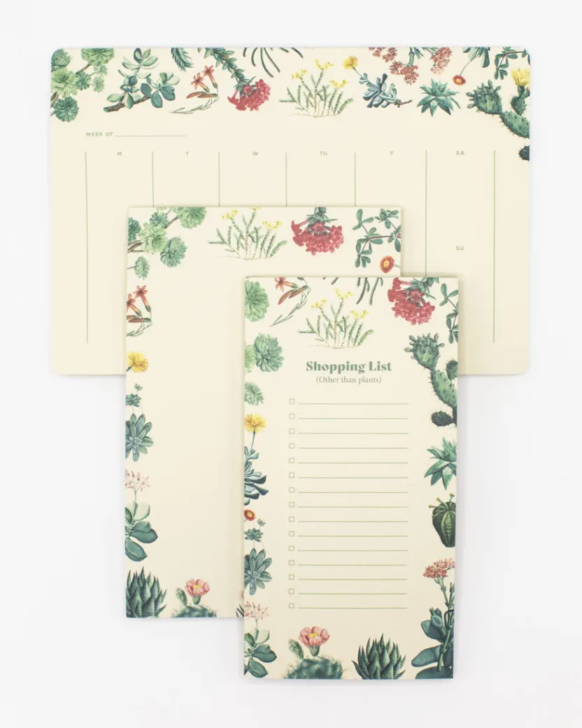 Cognitive Surplus Cactus Notepads - Succulents Market Pad | * Notepads | Botany