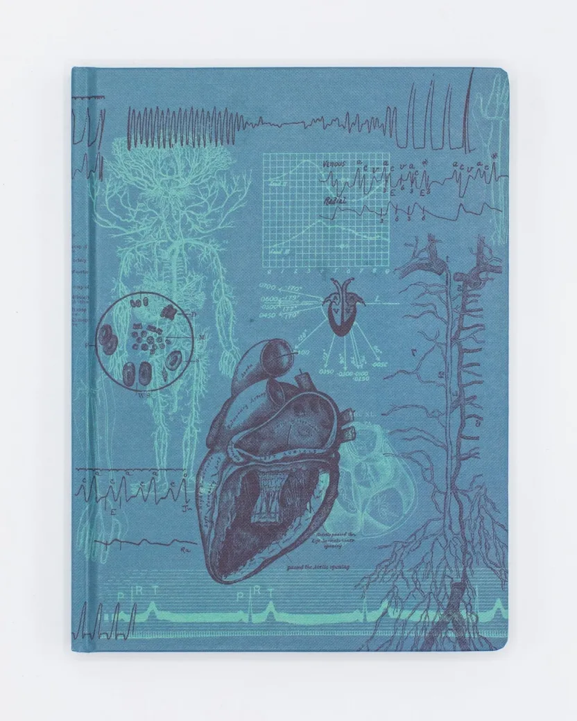 Cognitive Surplus Cardiology Hardcover Notebook | Anatomical Heart Notebook* The Hypothesis | Medicine