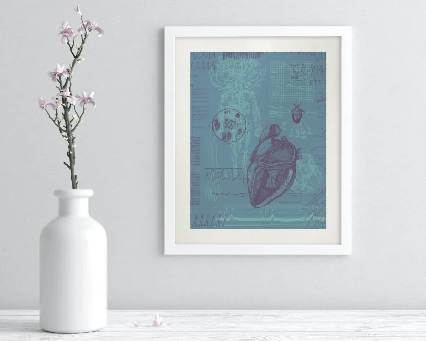 Cognitive Surplus Cardiology Museum Print | Medicine Gift* Wall Art | Medicine