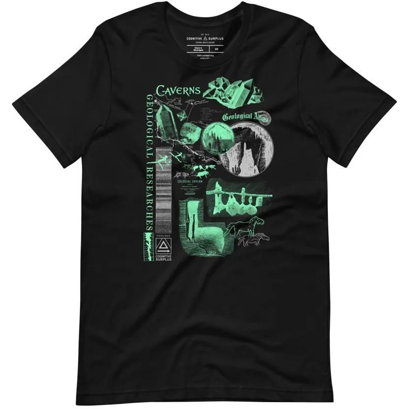 Cognitive Surplus Caverns Graphic Tee* Unisex Graphic Tees | Geology + Earth Science