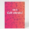 Cognitive Surplus Cellular Celebration Card - Time to Cell-ebrate | * Greeting Cards