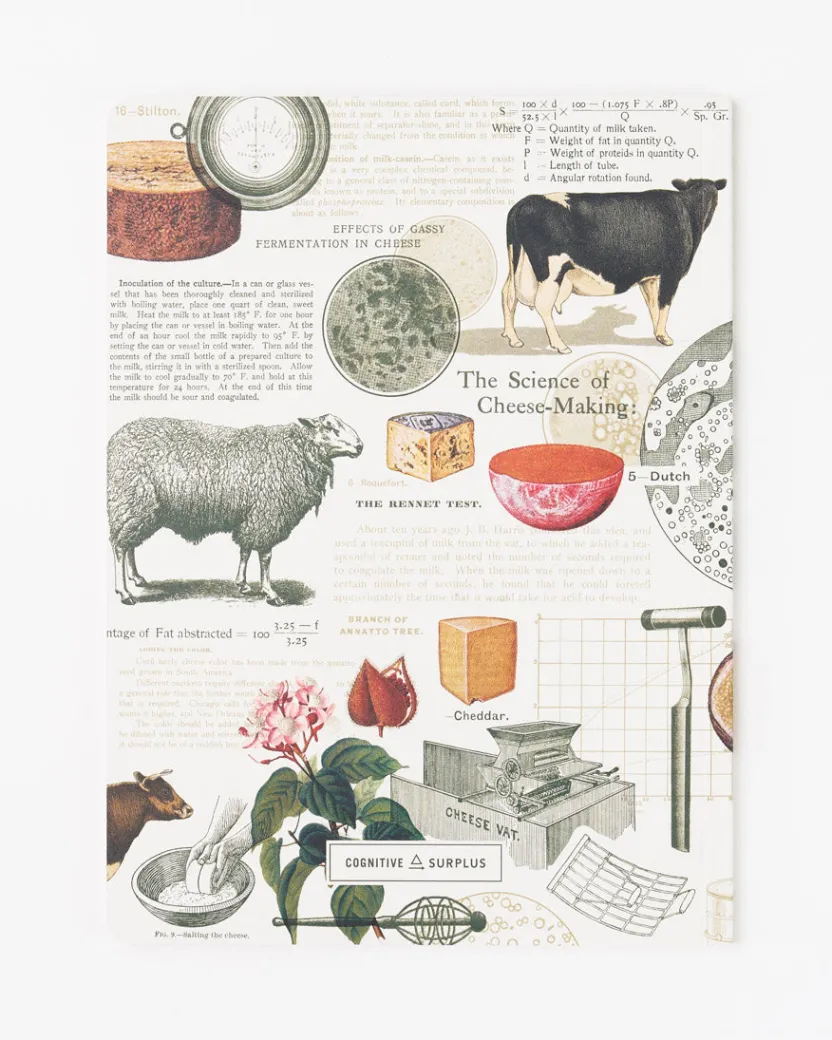 Cognitive Surplus Cheesemaking Science Softcover Notebook - Lined* The Experiment | Kitchen Science